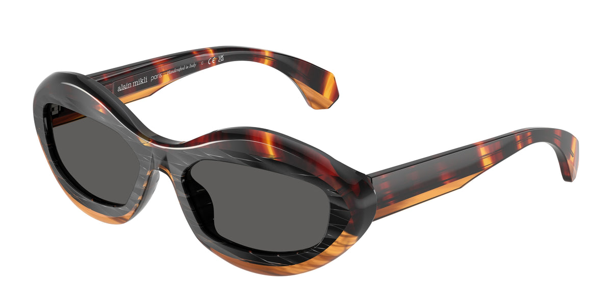 Alain Mikli A05517 Havana/Black Rhombus/Havana Sunglasses