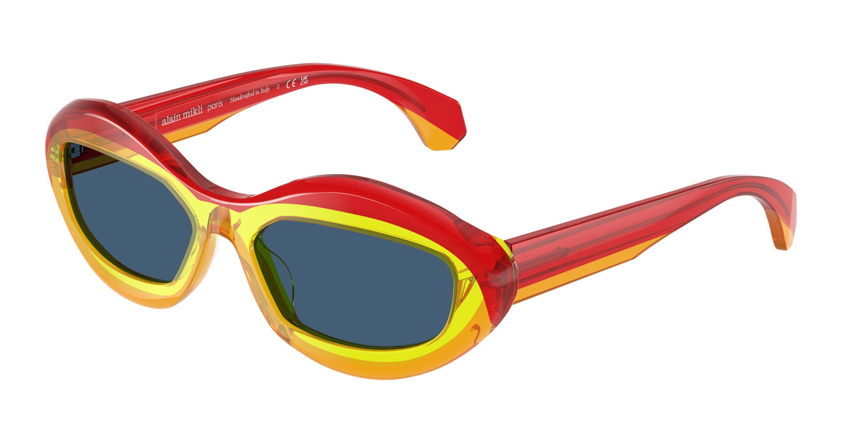 Alain Mikli A05517 Transparent Red/Yellow/Orange Sunglasses