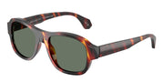 Alain Mikli A05519 Striped Havana Brown Yellow Sunglasses