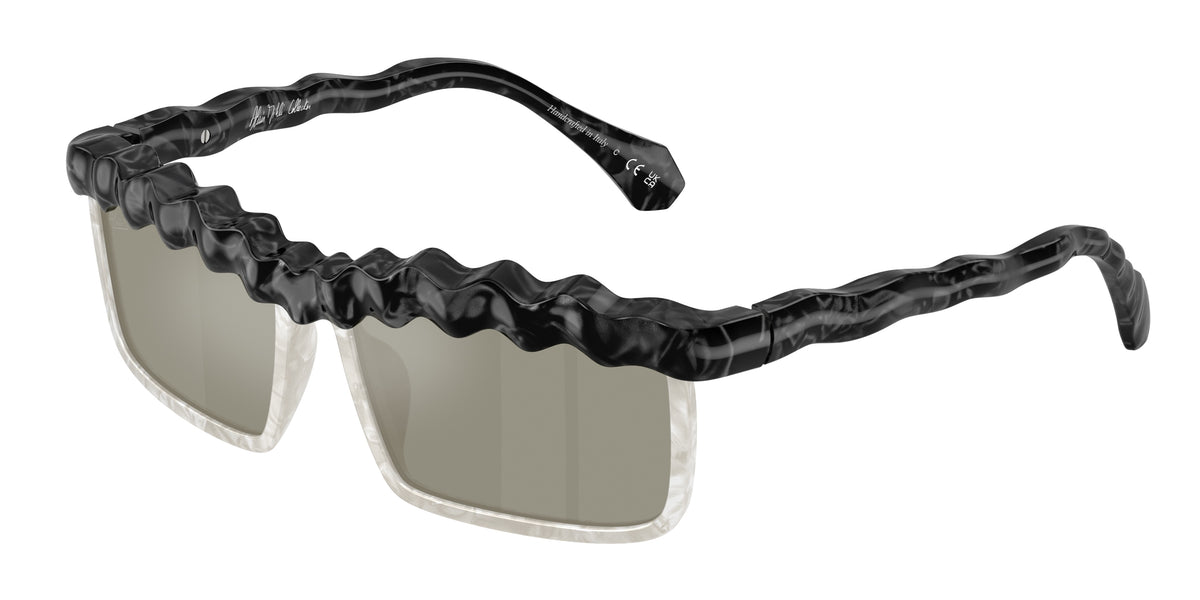 Alain Mikli A09503 Noir Nacree/White Nacree Sunglasses
