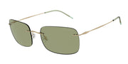 Giorgio Armani AR1512M Matte Pale Gold Sunglasses