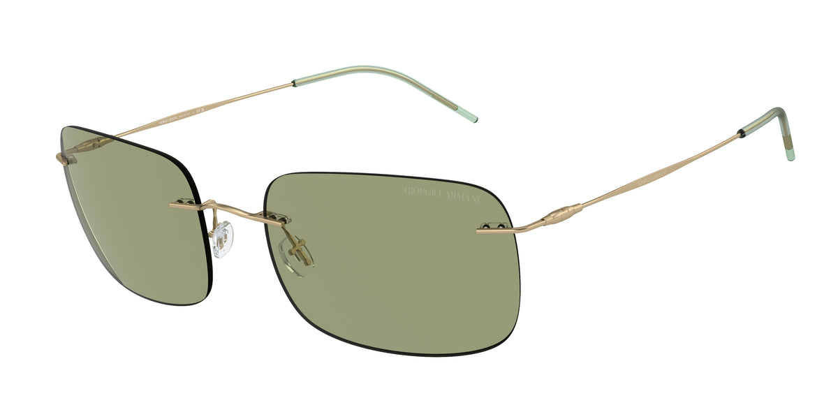 Giorgio Armani AR1512M Matte Pale Gold Sunglasses
