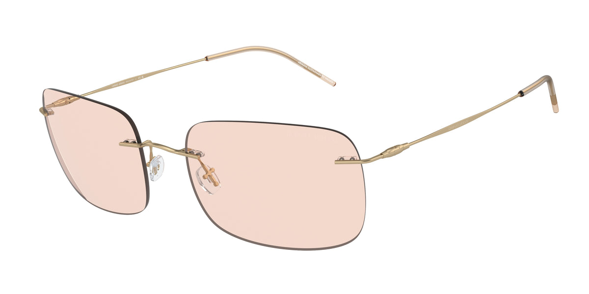 Giorgio Armani AR1512M Matte Pale Gold Sunglasses