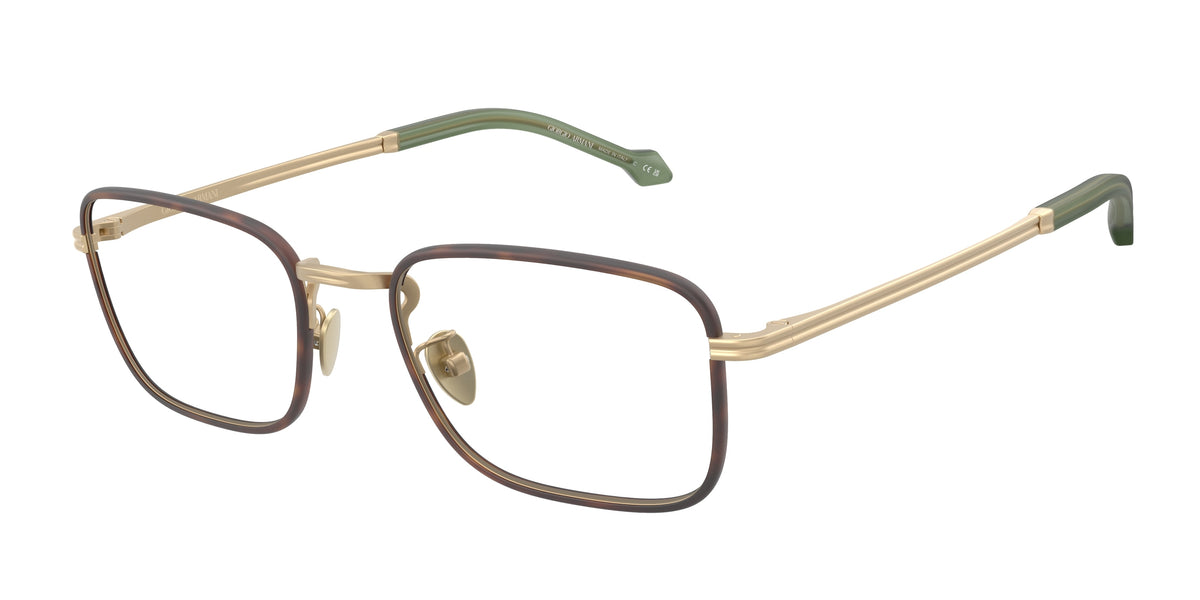 Giorgio Armani AR5152J Matte Pale Gold Eyeglasses