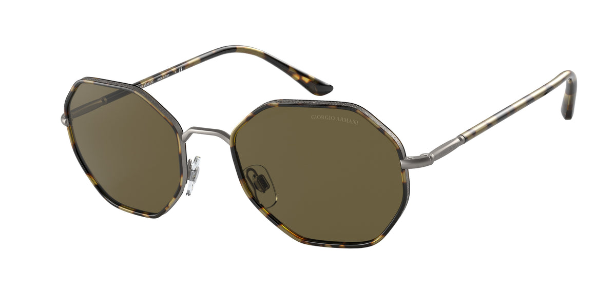 Giorgio Armani AR6112J Matte Gunmetal Sunglasses