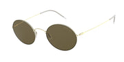 Giorgio Armani AR6115T Pale Gold Sunglasses