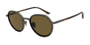 Giorgio Armani AR6144 Brushed Gunmetal Sunglasses