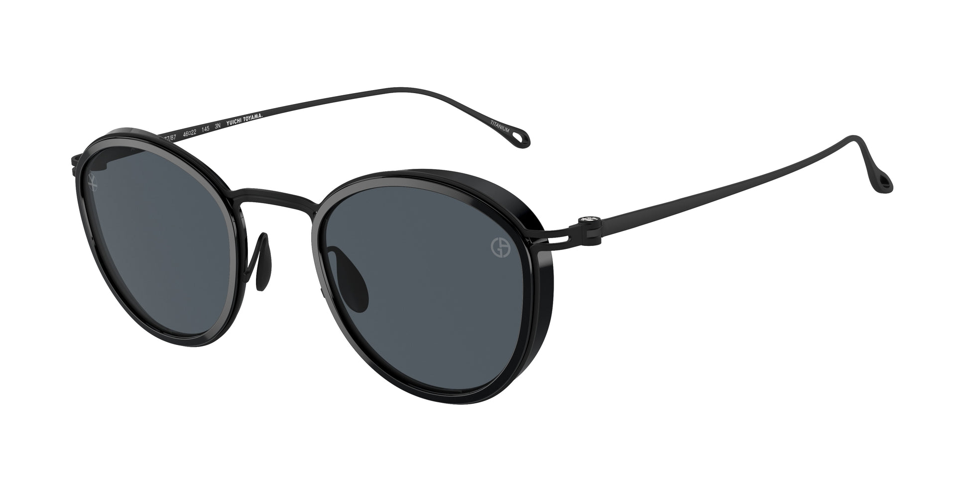 Giorgio Armani AR6148T Shiny Black Sunglasses