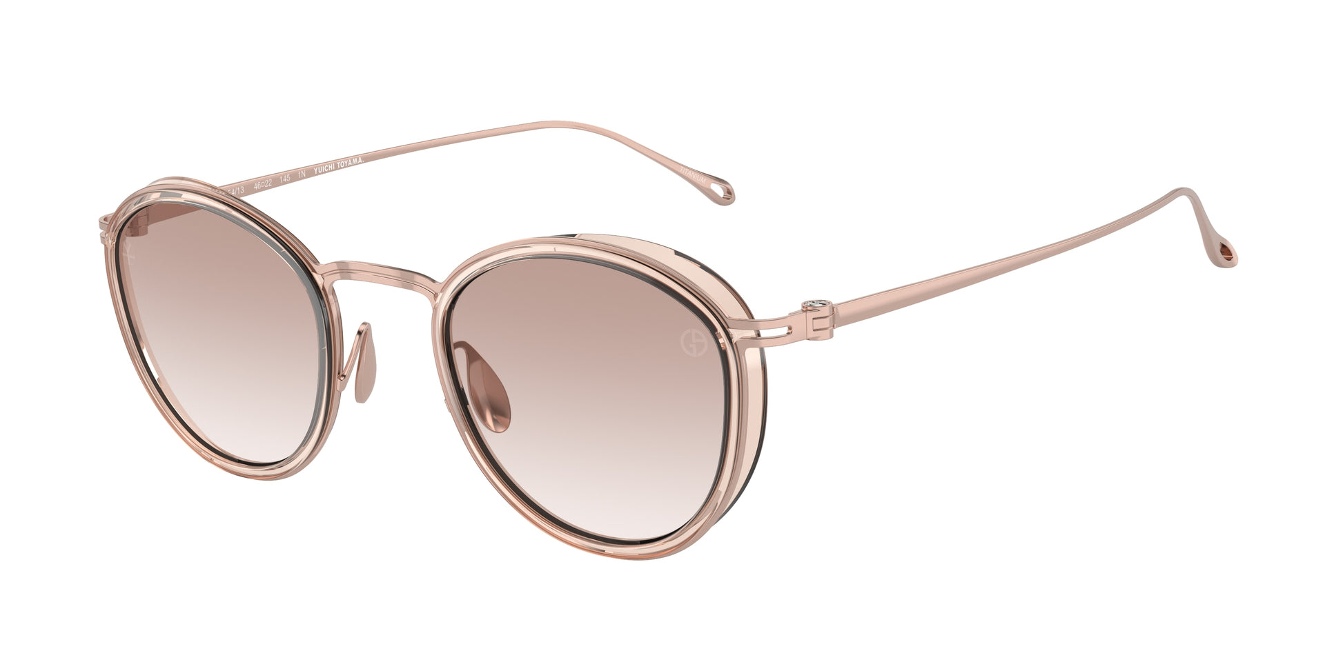 Giorgio Armani AR6148T Transparent Pink Sunglasses