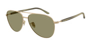 Giorgio Armani AR6162 Matte Pale Gold Sunglasses