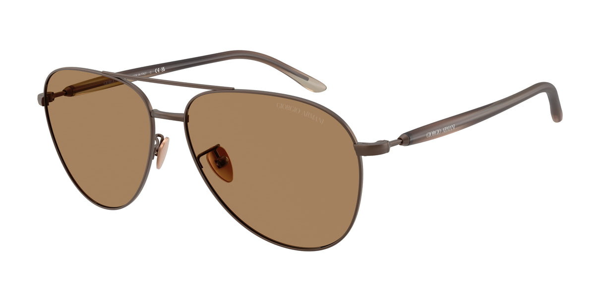 Giorgio Armani AR6162 Matte Brown Sunglasses