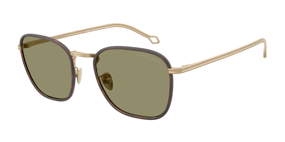 Giorgio Armani AR6164J Matte Pale Gold Sunglasses