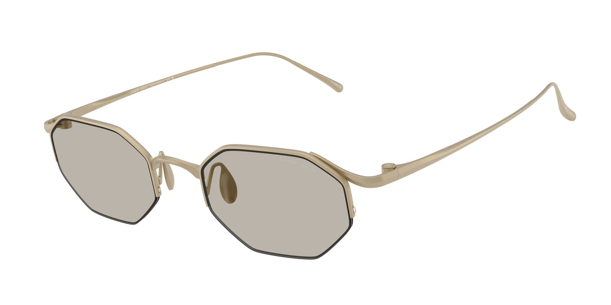 Giorgio Armani AR6171T Matte Soft Gold Sunglasses