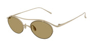 Giorgio Armani AR6172T Brushed Soft Gold Sunglasses