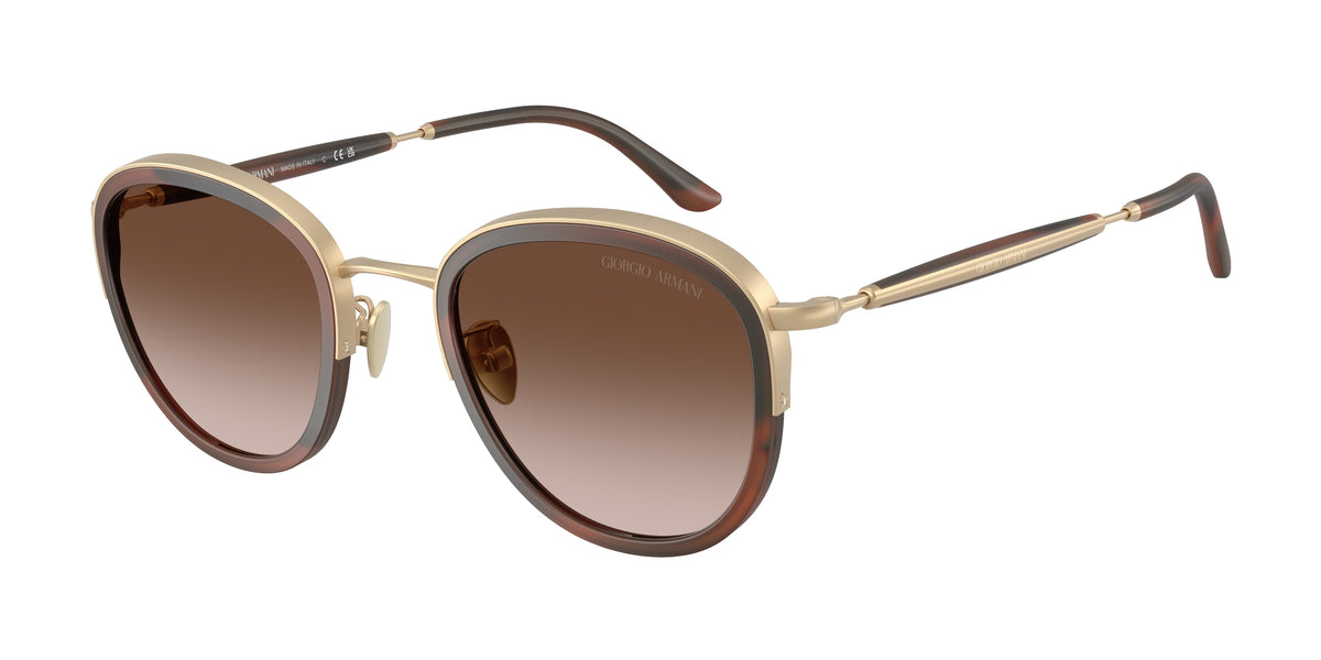 Giorgio Armani AR6176 Matte Pale Gold Sunglasses