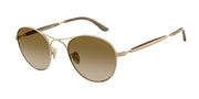 Giorgio Armani AR6177 Matte Pale Gold Sunglasses