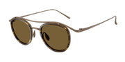 Giorgio Armani AR6179T Matte Pale Gold Sunglasses