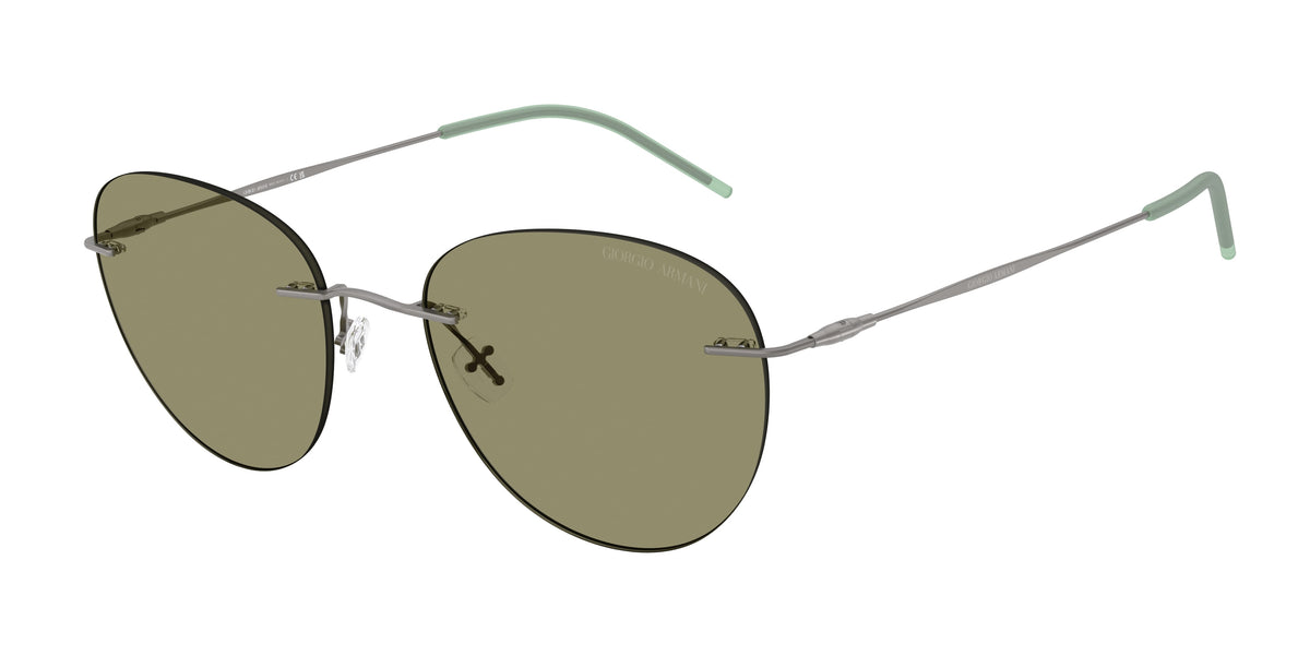Giorgio Armani AR6182 Matte Gunmetal Sunglasses