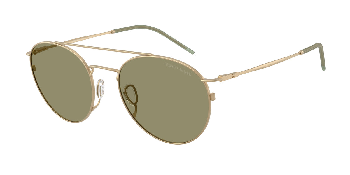 Giorgio Armani AR6183 Matte Pale Gold Sunglasses