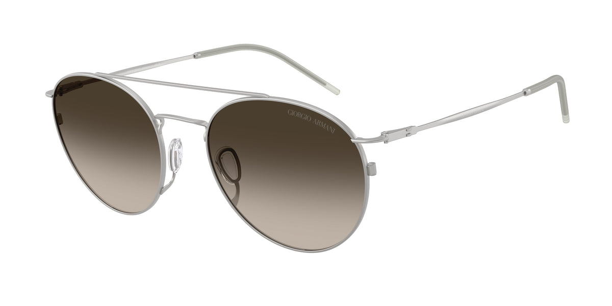 Giorgio Armani AR6183 Matte Silver Sunglasses