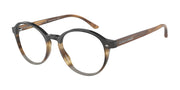 Giorgio Armani AR7004 Striped Brown Eyeglasses