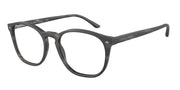 Giorgio Armani AR7074 Striped Matte Grey Eyeglasses