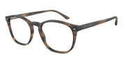 Giorgio Armani AR7074 Striped Matte Dark Brown Eyeglasses