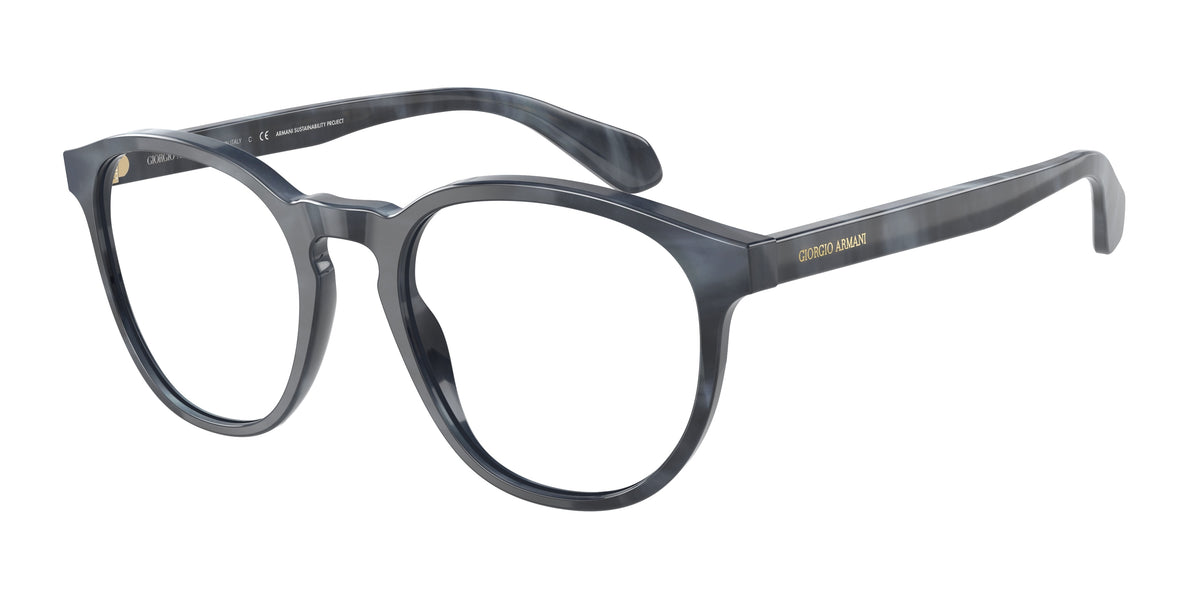 Giorgio Armani AR7216 Opal Striped Grey Eyeglasses