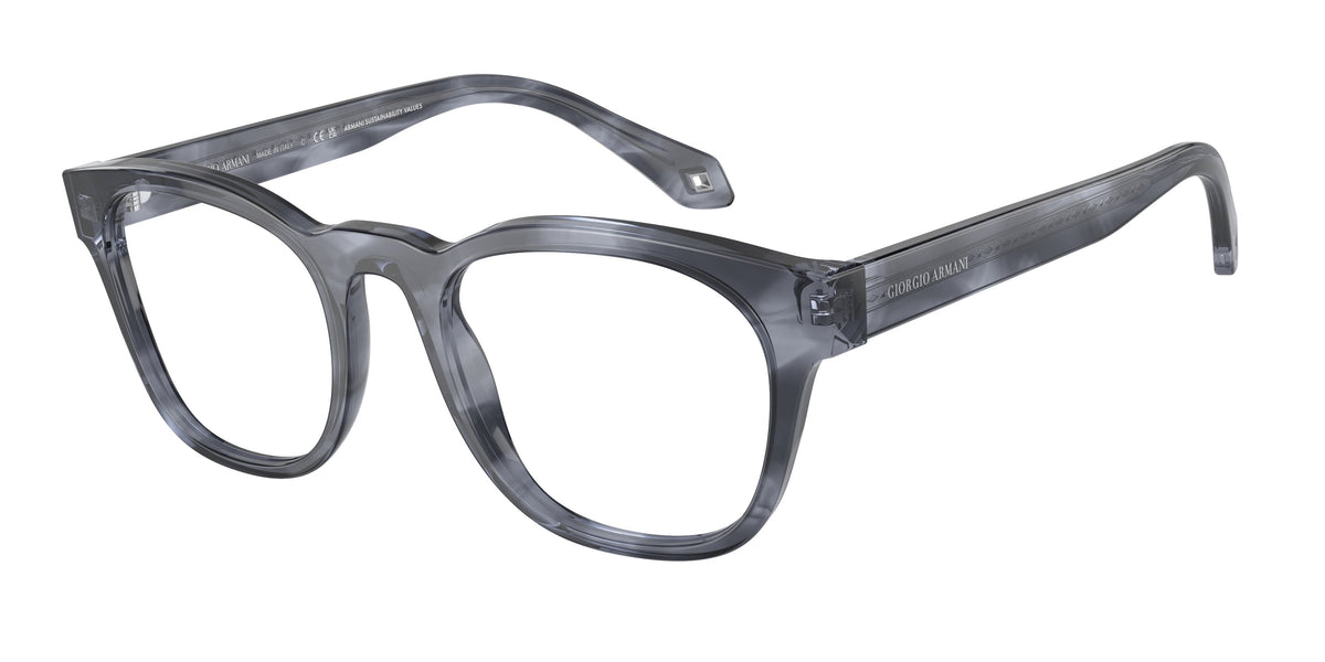Giorgio Armani AR7242 Striped Blue Eyeglasses