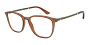 Giorgio Armani AR7250 Transparent Brown Eyeglasses