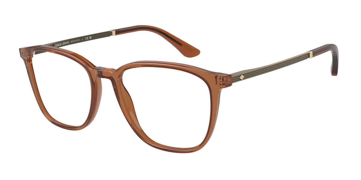 Giorgio Armani AR7250 Transparent Brown Eyeglasses