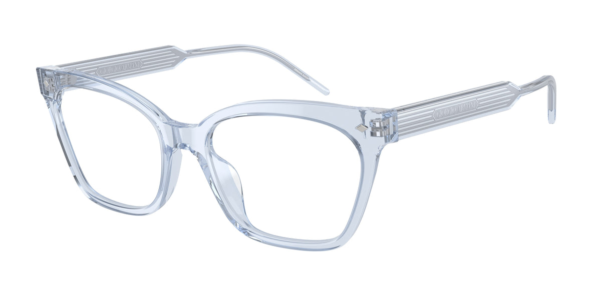 Giorgio Armani AR7257U Transparent Light Blue Eyeglasses