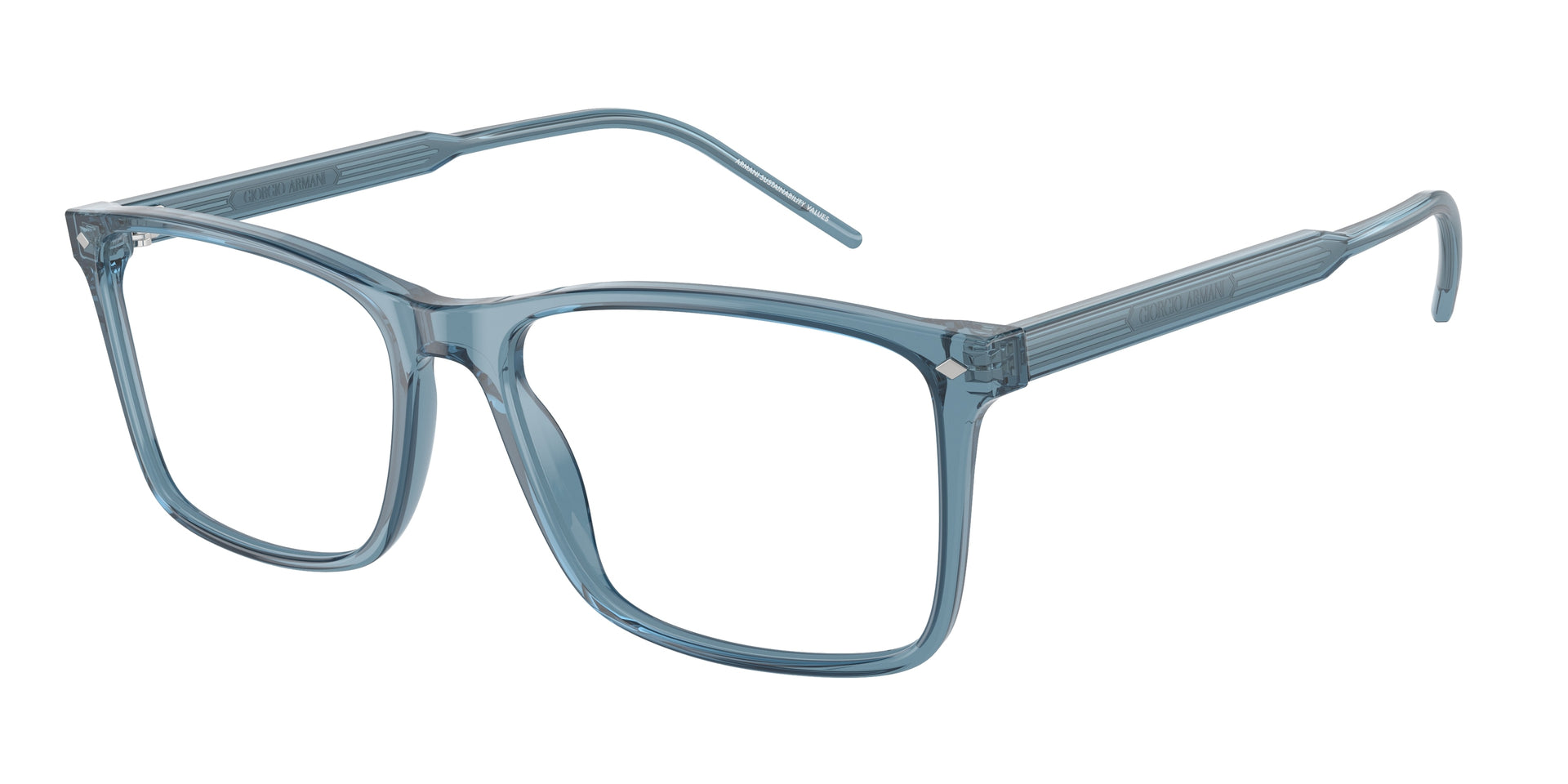 Giorgio Armani AR7258 Transparent Blue Eyeglasses