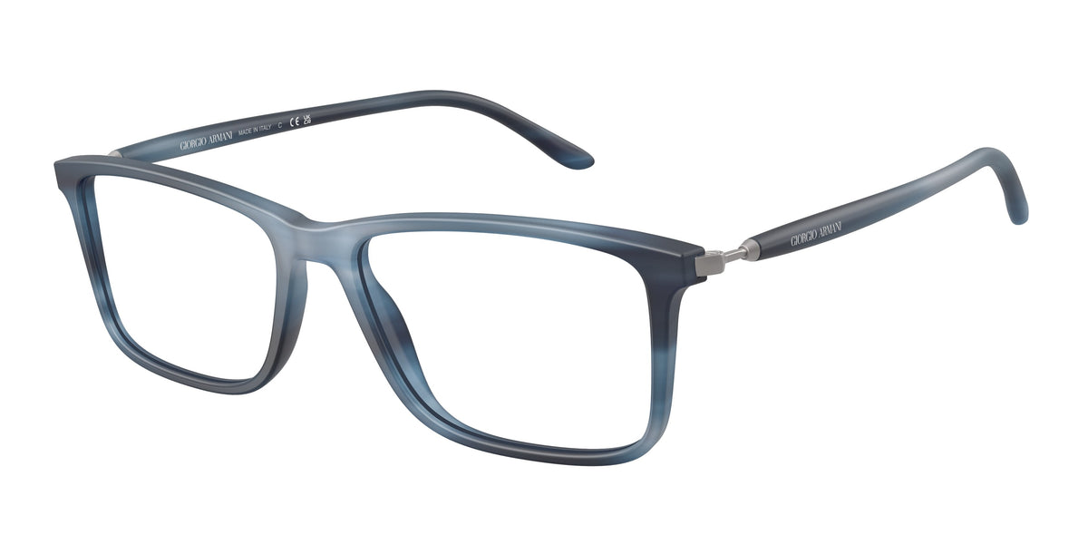 Giorgio Armani AR7261F Matte Stripped Blue Eyeglasses