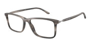 Giorgio Armani AR7261 Matte Stripped Grey Eyeglasses