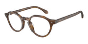 Giorgio Armani AR7264U Striped Brown Eyeglasses