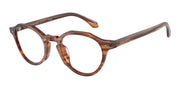 Giorgio Armani AR7264U Striped Brown Eyeglasses