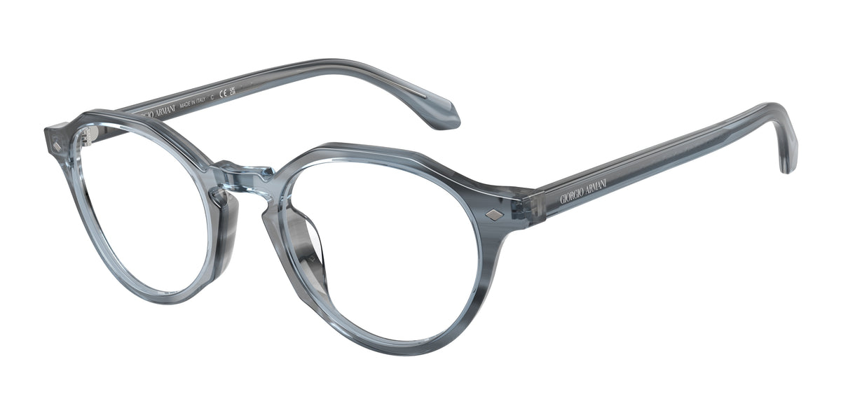 Giorgio Armani AR7264U Striped Blue Eyeglasses