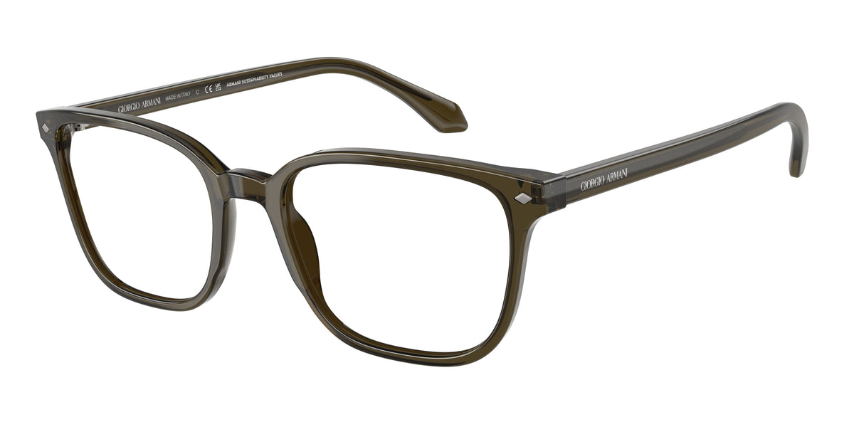 Giorgio Armani AR7265 Transparent Green Eyeglasses
