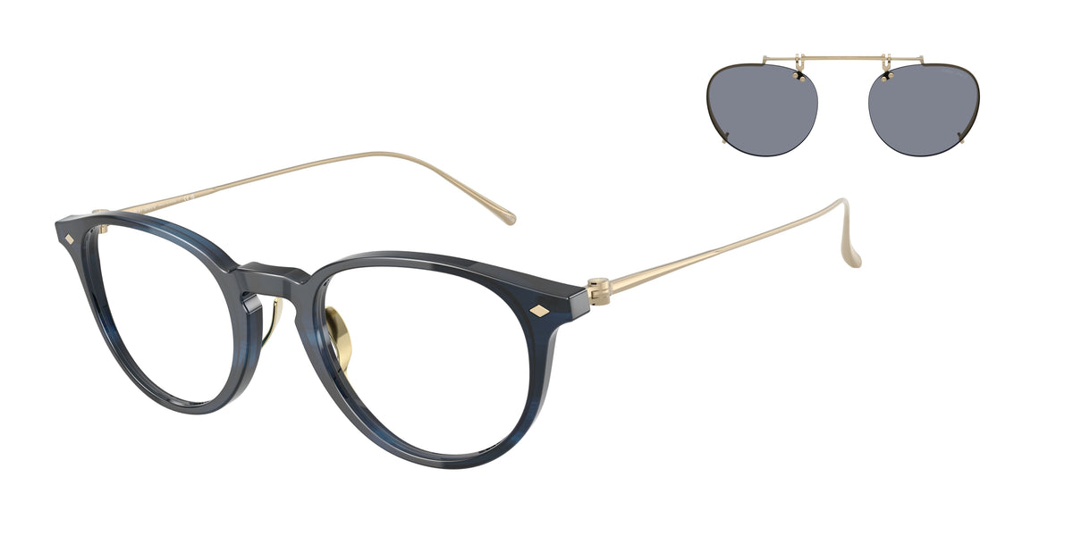 Giorgio Armani AR7270T Striped Blue Eyeglasses