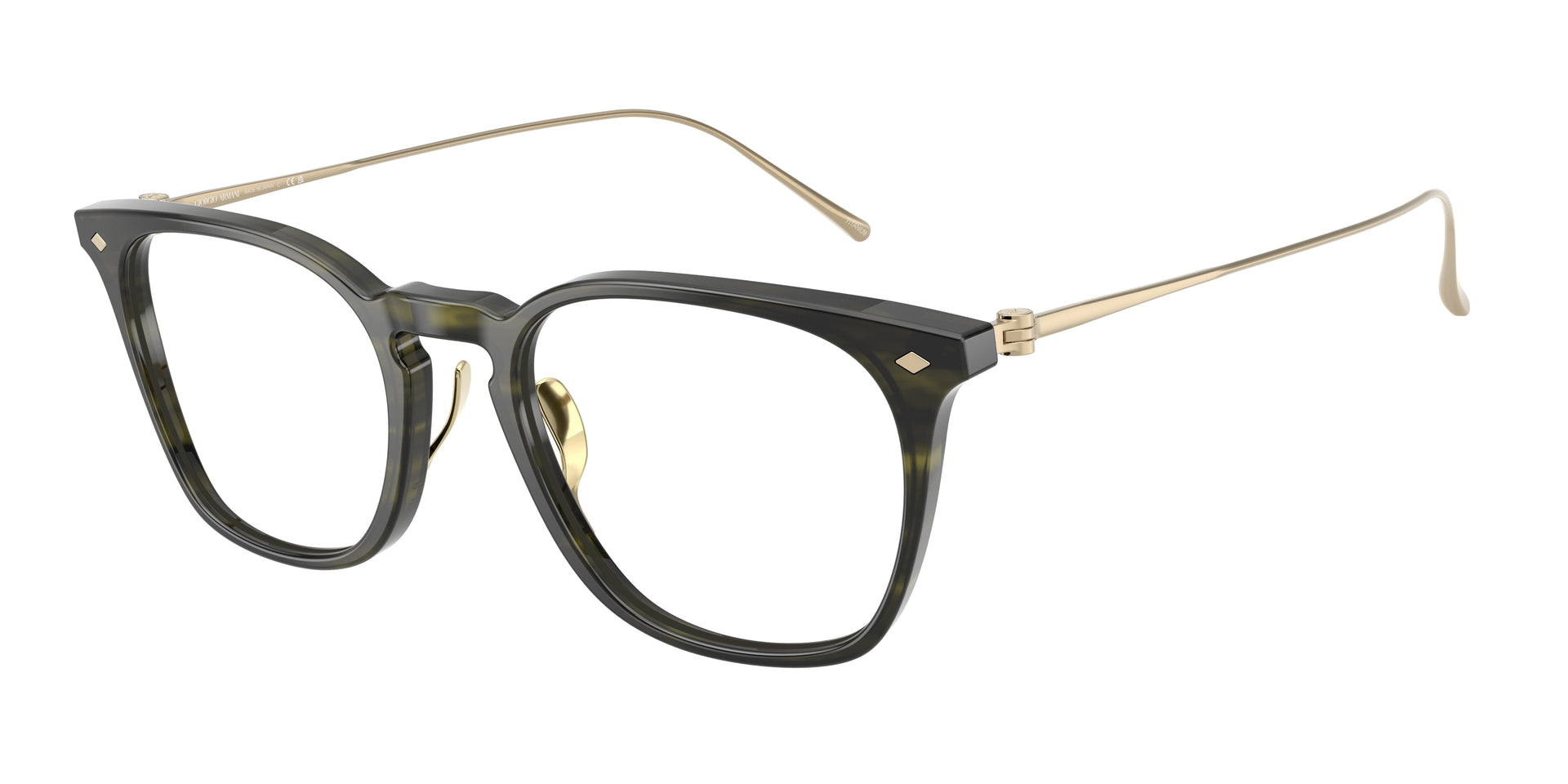 Giorgio Armani AR7271T Striped Green Eyeglasses