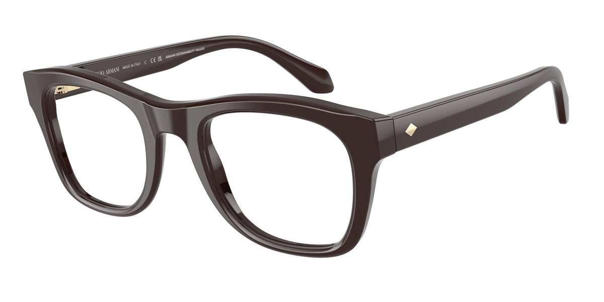 Giorgio Armani AR7273 Solid Brown Eyeglasses