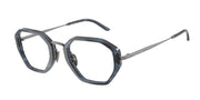 Giorgio Armani AR7282 Striped Smoke Eyeglasses