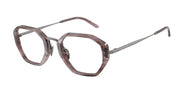 Giorgio Armani AR7282 Striped Purple Eyeglasses