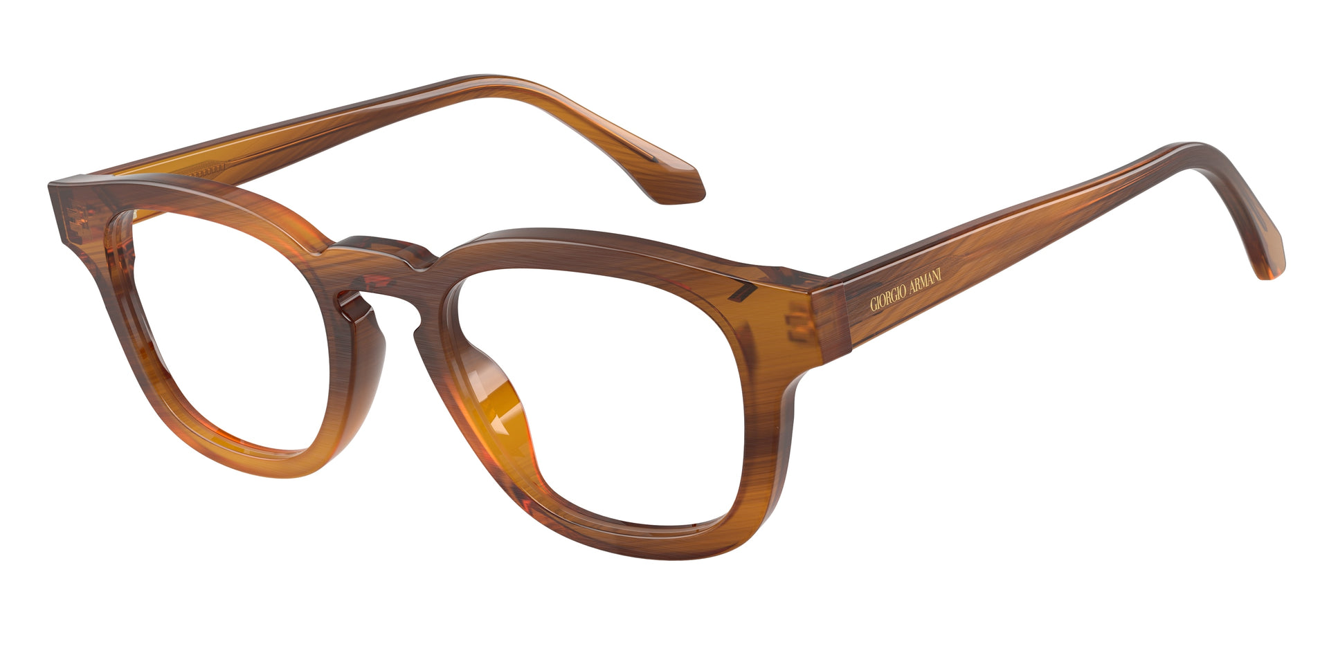 Giorgio Armani AR7291U Striped Honey Eyeglasses