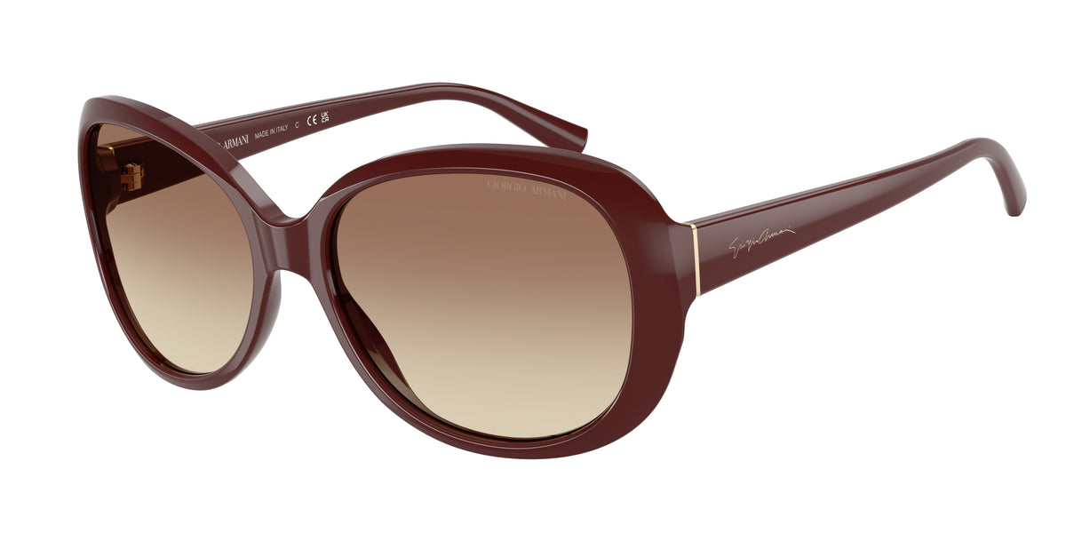 Giorgio Armani AR8047 Solid Burgundy Sunglasses