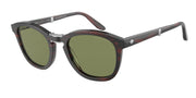 Giorgio Armani AR8170 Striped Brown Sunglasses