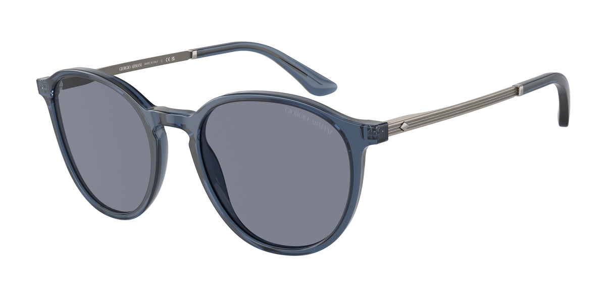 Giorgio Armani AR8196 Trasparent Blue Sunglasses