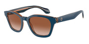 Giorgio Armani AR8207 Top Blue/Transparent Brown Sunglasses