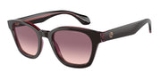 Giorgio Armani AR8207 Top Brown/Transparent Pink Sunglasses